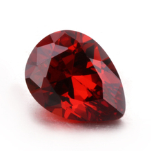 Venda quente Corte de Pêra 3x4 milímetros 3x5 milímetros 5A Garnet Cubic Zirconia Pedra Sintética Pedras Soltas 2024 - compre barato