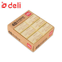 Deli 12Pcs Pencil Eraser 4B Eraser Mini Small Beige Drawing Writing Cleaner Art Sketch Painting Dedicated Student Stationery 2024 - buy cheap