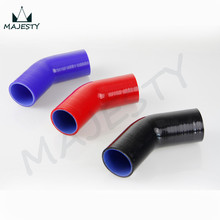 2pcs X ID 64mm 2.5" Silicone Hose 45 Degree Racing Elbow Coupler Intercooler pipe Black / red / blue 2024 - buy cheap