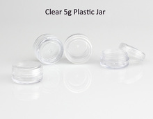 100pcs/Lot Promotion 5g Plastic Cream Jar Empty Cosmetic Small Vial Cosmetic Container Sample Bottle Cream Jar Facial Packaging 2024 - buy cheap