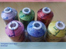 Set #2: Simthread 6 Variegated Colors  Embroidery thread/sewing thread for most home Sewing Machines 1000 meters Each 2024 - buy cheap
