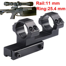 Hunting Integral Ring 25.4mm 1" Extended Style One Piece Dovetail Rail 11mm Scope sight mount Rifle Scope Mount Ring 2024 - buy cheap