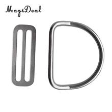 Performance Stainless Steel 2 inch Weight Belt Keeper Retainer with Bent D Ring for Underwater Scuba Diving Swimming Accessories 2024 - buy cheap