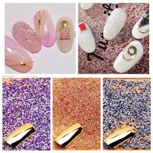 50g Elf Beads Gem Circle Rhinestone Crystal 3D Nail Art Charm Glass Caviar Tiny Beads DIY Sparkly Decoration  Mini Elves Crystal 2024 - buy cheap