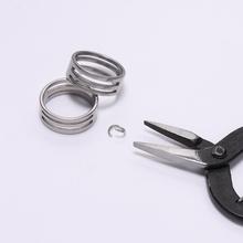 1Pcs/lot 17/18/19mm Stainless Steel Split Ring Finger Ring Opening Helper Tool Jump Ring Open Close Tools For DIY Jewelry Making 2024 - buy cheap