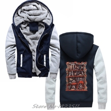 Men winter thick Sweatshirt Hortus Deliciarum Hell Medieval Torture Satan hoodie Hip Hop hoody Jacket Tops 2024 - buy cheap