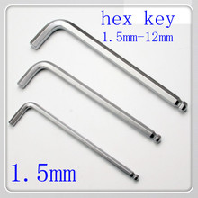 100pcs/lot High Quality 1.5MM Hex Key Allen Wrench With Ball Tip(Ball Head Allen Wrench ) 2024 - buy cheap