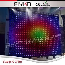 Free shipping 2*3M P100mm LED Video Curtain ,soft, flexible, foldable 2024 - buy cheap
