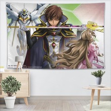 Code Geass Wall Tapestry Customizable Your Pattern Yoga Office Sofa Tapestry Bedspread For Kids Room College Dorm Decoration 2024 - buy cheap