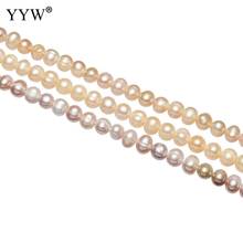 Cultured Potato Freshwater Pearl Beads Natural 5-6mm Pink Purple Baroque Loose Beads for Jewelry Making DIY Necklace Bracelets 2024 - buy cheap