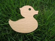 baby duck shape wooden brooches 2024 - buy cheap