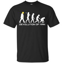 Anti Donald Trump Funny T-shirt - Devolution Of Man Anti Trump Impeach S-3XL New T Shirts Funny Tops Tee New Unisex Funny Tops 2024 - buy cheap