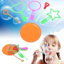 Ferramentas de sopro de bolhas de sabão, conjunto de varas de brinquedo ao ar livre de bolhas para crianças de brinquedo de 6 tamanhos 2024 - compre barato