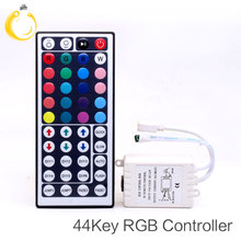 Controle remoto com luzes led, 44 teclas, ir, rgb, dc12v, 6a, rgb 3528, 5050 tira de led 2024 - compre barato