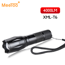 Lanterna militar, xml t6, led 18650 lm, com zoom, para caça, lúmens, ipx5 2024 - compre barato