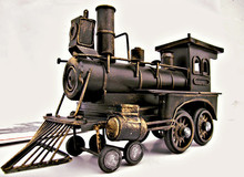 Vintage Style Locomotive Model Metal Train Model Iron Steam Train Toy Handcraft Treasure Memory of old times Decor 2024 - buy cheap