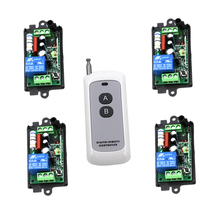 New 220 V 10A 1 Relé Interruptor de Controle Remoto Sem Fio Single-channel 315 MHz 200 M 2-botão do Controle Remoto SKU: 5371