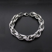 Pulsera simple de acero de titanio para hombre, brazalete de acero inoxidable, joyería para hombres salvajes, a la moda, nueva, gran oferta 2024 - compra barato