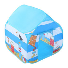 Ocean Ball Pool Children's Tent Blue Camping Outdoor Portable Foldable Playhouses Play Game Sea Tent Toys For Children Boys 2024 - buy cheap