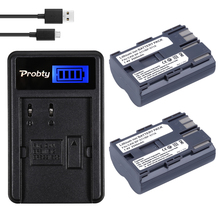 Probty 2Pcs BP-511 BP 511 BP511 BP511A  Battery + LCD USB Charger for Canon EOS 40D 300D 5D 20D 30D 50D 2500mAh 2024 - buy cheap