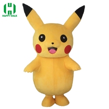 2020 Top Grade Deluxe Pikachu Mascot Costume Cartoon Character Costumes Mascot Costume Fancy Dress Party Suit For Adult 2024 - buy cheap