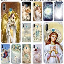 The Guardian Angel Silicone Phone Case For Samsung Galaxy A80 A70 A60 A50 A40 A40S A30 A20 A2CORE M40 Note 10 Plus 9 8 5 Fashion 2024 - buy cheap