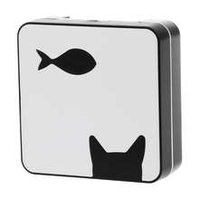 Cat Fish Square Travel Portable Case Contact Lens Box Mirror Storage Container 2024 - buy cheap