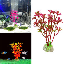 Fish Tank Grass Colorful Plant Decor Ornament Plastic Artificial Grass Decoration Water Aquarium Accessories Eco-friendly AA0114 2024 - buy cheap