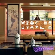 Суши стикер на стену Японская еда наклейка постер виниловые художественные настенные наклейки декор настенное декоративное украшение суши бар стеклянная наклейка 2024 - купить недорого