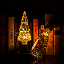 3D decoración bombilla LED lámpara AC110V220V ST64 G95 G80 G125 A60 botella de corazón E27 novedad Navidad luz Lampara árbol de Navidad iluminación 2024 - compra barato