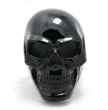 Mens Biker 316L Stainless Steel 3 Colors Cool Polishing Black Skull Ring Wholesale Price 2024 - buy cheap
