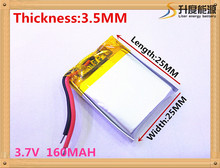 best battery brand MP3 MP4  3.7V lithium polymer battery 352424 352525 160MAH MP3 MP4 MP5 small toys GPS 2024 - buy cheap