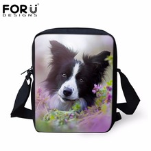 FORUDESIGNS-bandoleras con estampado de perro y animales para mujer, bolsos cruzados pequeños, mochilas 2024 - compra barato