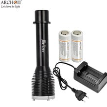 ARCHON-Kit de linterna de buceo CREE XM-L2 U2 max, 1000 lúmenes, bajo el agua, 100 metros 2024 - compra barato