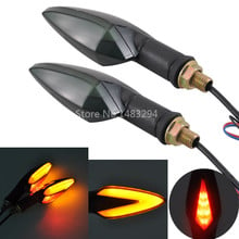 Luces LED de señal de giro para motocicleta Honda, Yamaha, Suzuki, Harley 2024 - compra barato