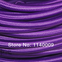50m DHL Free Shipping 2x0.75mm2  Fabric Wire Fabric Cable Textile Cable 2024 - buy cheap