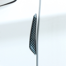 2017 углеродное волокно против царапин дверь Стайлинг автомобиля стикер потертости WRC бампер полоса для Hyundai Tucson 2024 - купить недорого