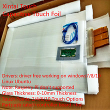 ShenZhen XintaiTouch, 55 inch Clear touch foil, 4 points interactive touch foil, USB touch film for glass 2024 - buy cheap