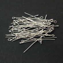 New arrival Approx 220pcs/lot Eye Pin Findings Rhodium Plated 45MM Jewelry Findings ,Yiwu FZA007-69 2024 - buy cheap