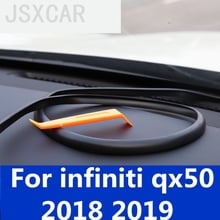 Tira de sellado de caucho insonorizada a prueba de polvo para el salpicadero del coche decoración Interior del parabrisas para infiniti qx50 2018 2019 2024 - compra barato