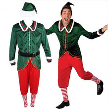 Disfraz de elfo de Navidad para hombre, ropa divertida de fiesta para halloween, Carnaval 2024 - compra barato