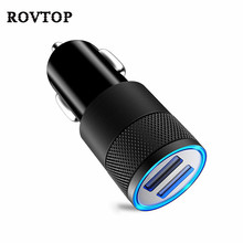 1A 2 USB Ports Car Charger Universal Intelligent Charging Dual USB Car Charger For iPhone Samsung Android Phone #2 2024 - buy cheap