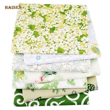 Haisen,Green Floral Series Cloth,Printed Twill Cotton Fabric For DIY Quilting&Sewing Baby&Child/Sheet,Pillow,Cushion Material 2024 - buy cheap