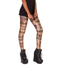 2018 NEW Fashion Girl 3D Leggings Digital Printing Leggings Alphanumeric Printing Women Milk Plus Size Leggings Free shipping 2024 - buy cheap