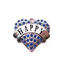 10 un/lote pingente família coração cristal feliz mais vendido revestido rodio-pingente família (p100155) 2024 - compre barato