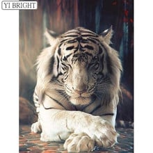 Diamond Mosaic Animals Full Square/Round Drill Decoration Home 5D DIY Embroidery Diamond Painting Tiger 2024 - buy cheap