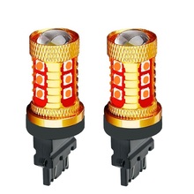 2pcs 3157 3156 Super Bright 1000LM 3030 LED Amber Turn Signal Lamp White P27W T25 Reverse Bulb Red P27/7W Car Brake Light Source 2024 - buy cheap