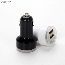 2.1A 1A Dual USB Car Charger USB Quick Car Charge Fast Charger Mobile Phone Drop Shipping CHIZIYO 2024 - buy cheap