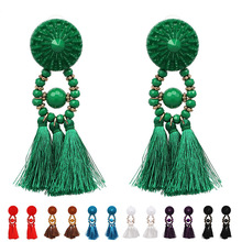 Weave Resin Tassel Earrings for Female Acrylic Dangle Earrings boucles d'oreilles pour les femmes Best Gifts for Women 2024 - buy cheap