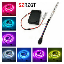 Battery Powered LED Strip 5050 SMD 50CM 1M 2M  RGB Waterproof Flexible LED Strip String Light 2024 - buy cheap